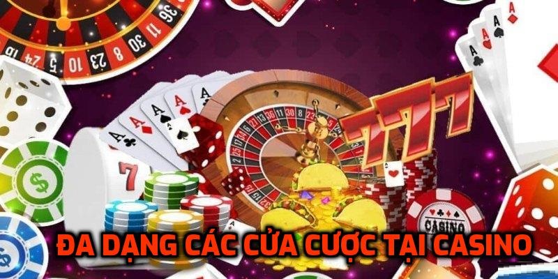 Đa dạng các cửa cược